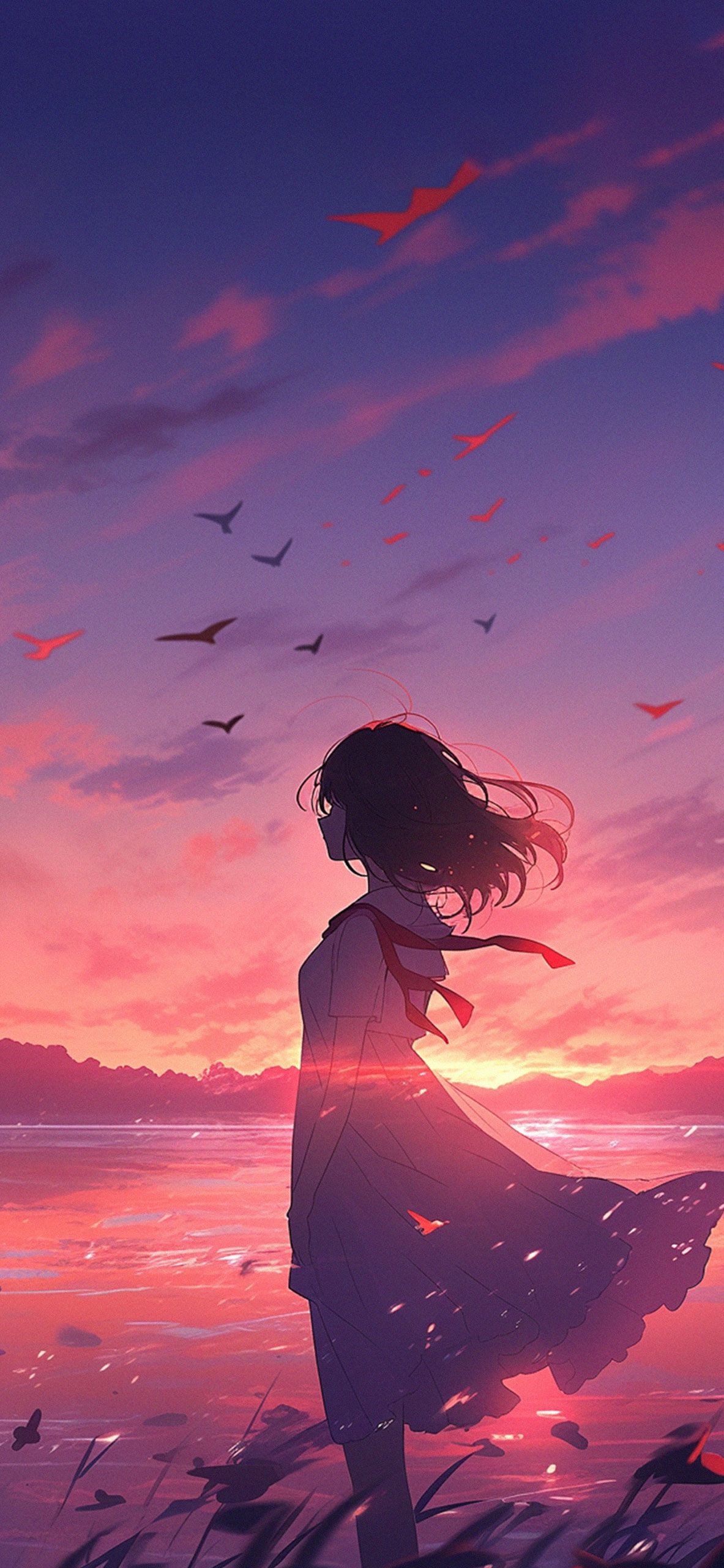 Anime Sunset Wallpapers - 4k, HD Anime Sunset Backgrounds on WallpaperBat