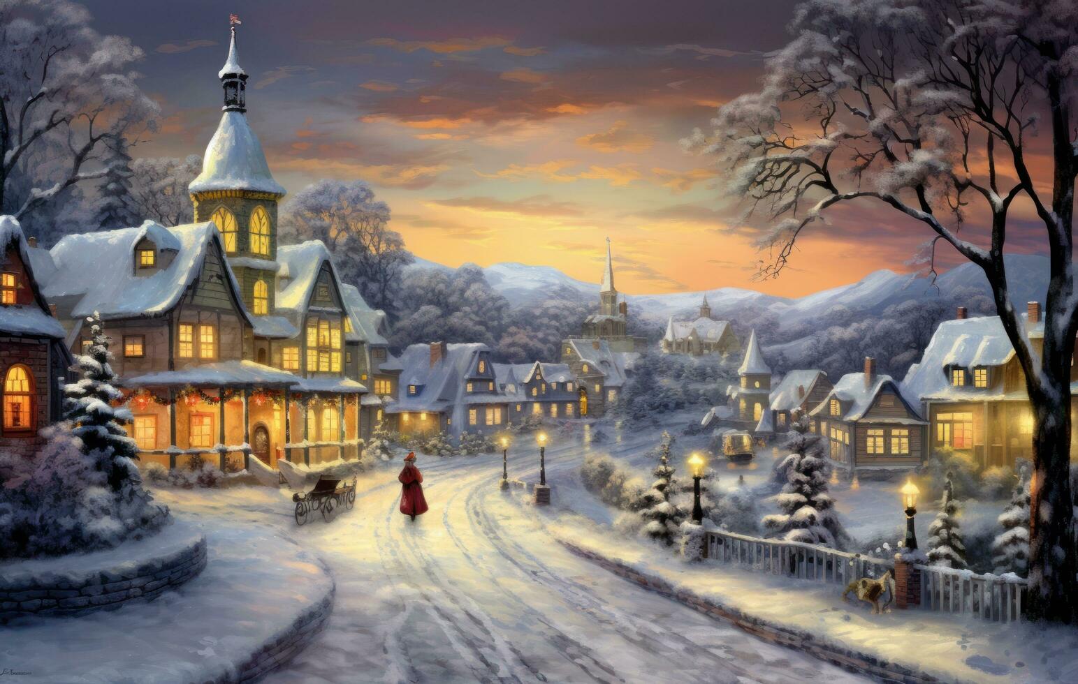 christmas-village-wallpapers-4k-hd-christmas-village-backgrounds-on