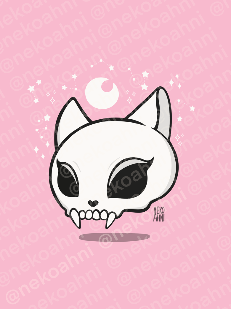 780x1041 Cat Skull Wallpaper and Icon Set ... Wallpaper