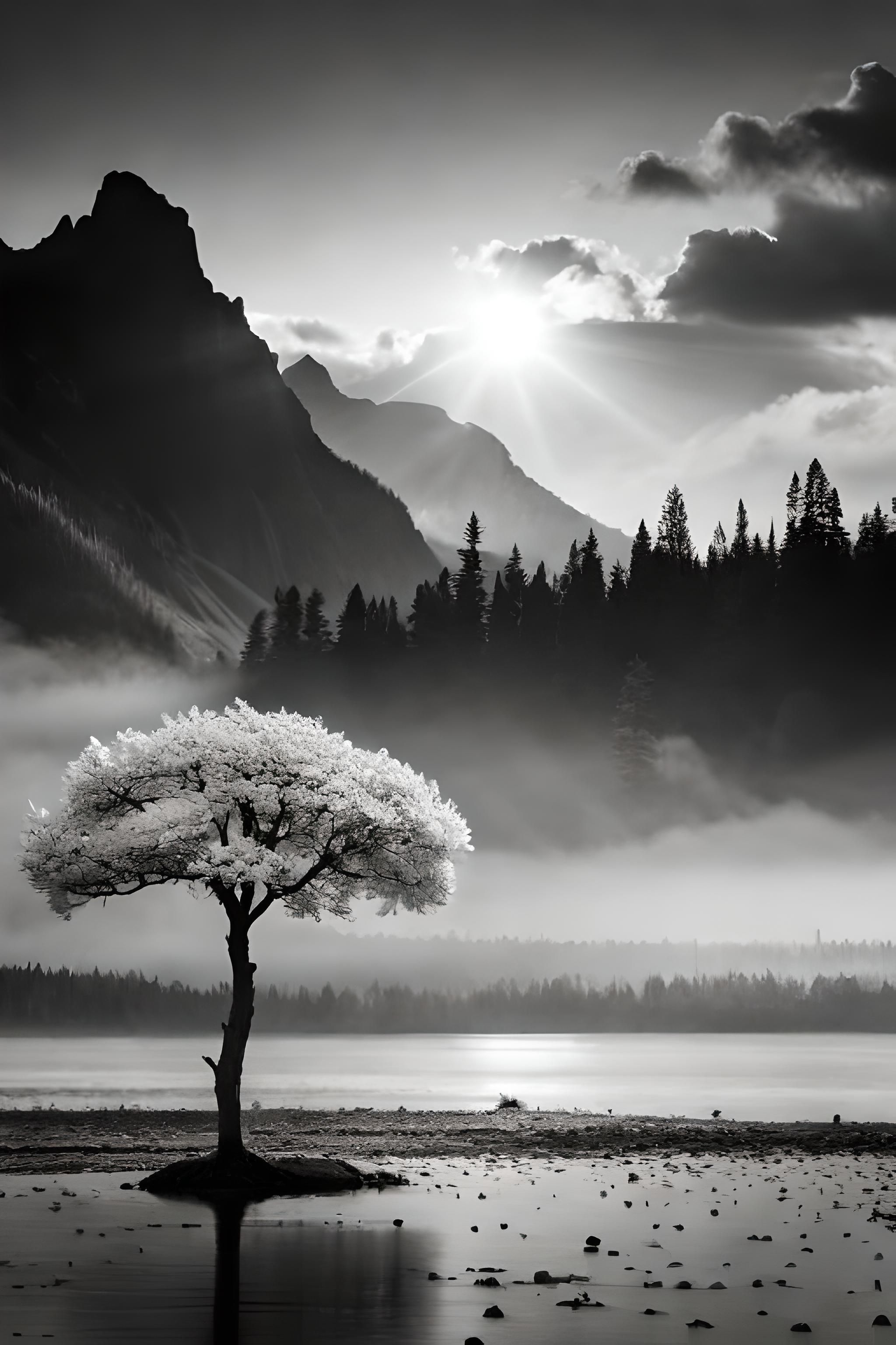 Black and White Landscape Wallpapers - 4k, HD Black and White Landscape