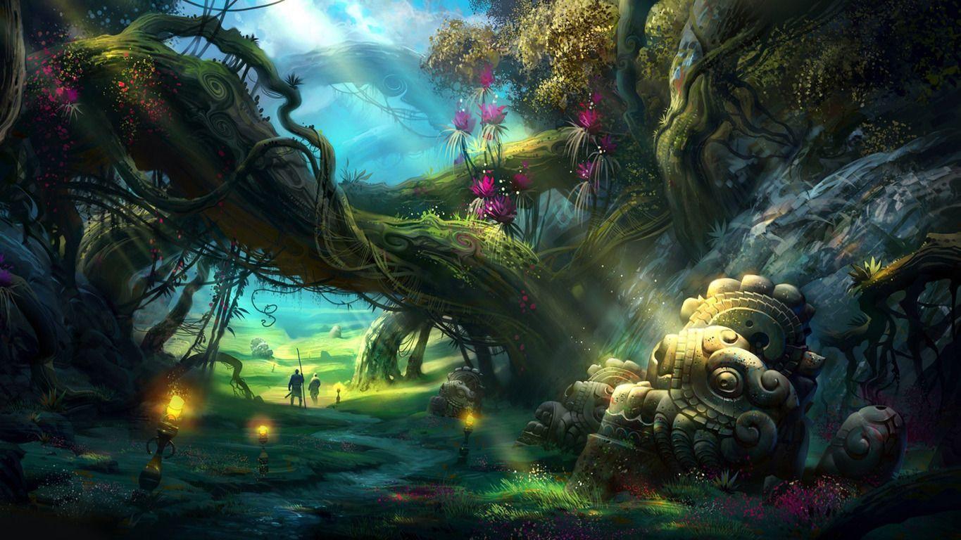 1365x768 Mystical Wallpapers - Wallpaper Cave Wallpaper