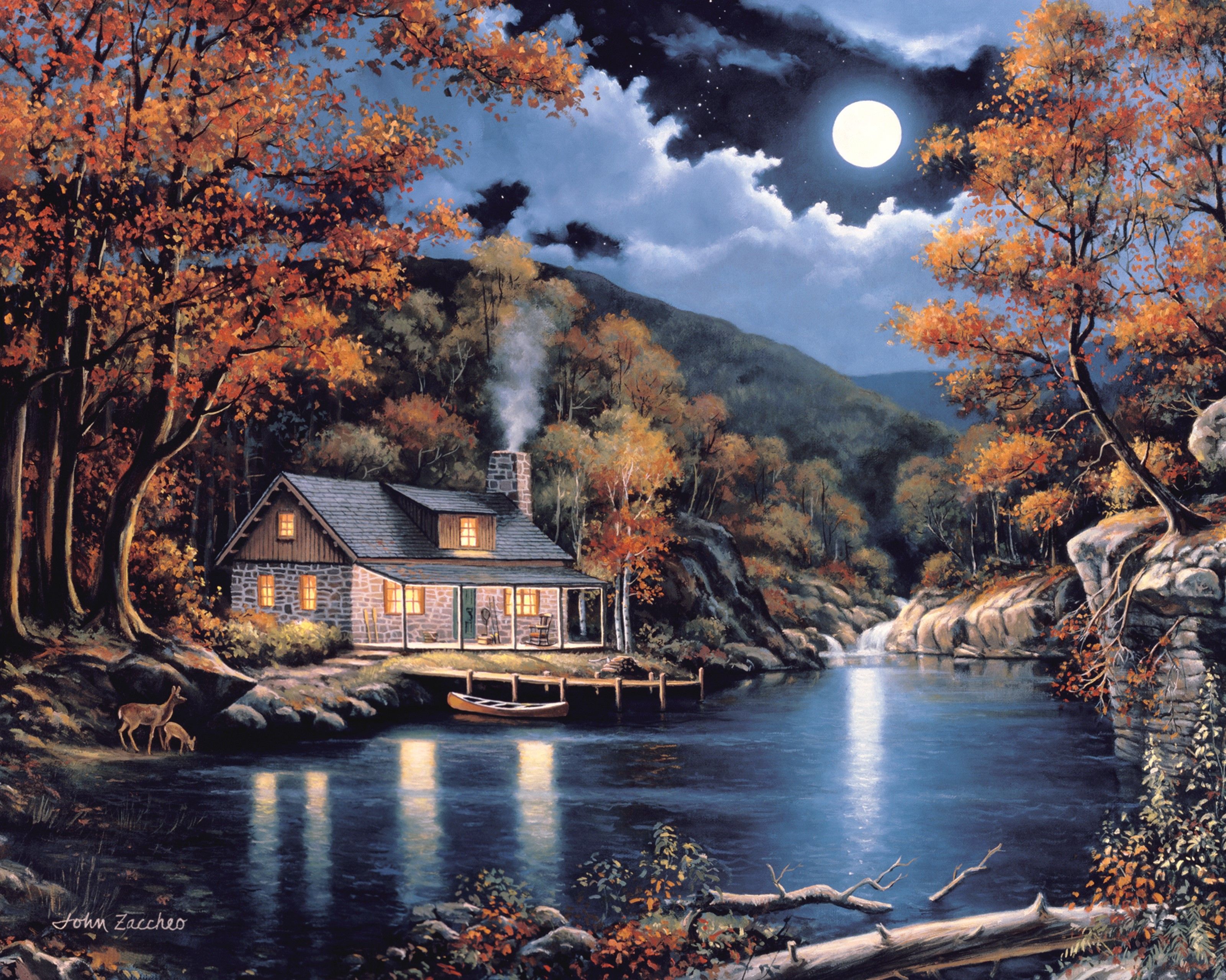 Lake Cabin Wallpapers - 4k, HD Lake Cabin Backgrounds on WallpaperBat