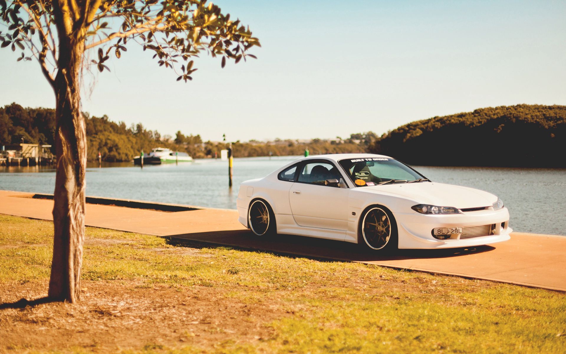 1920x1200 Nissan Silvia, Embankment, Quay, S15 ... Wallpaper