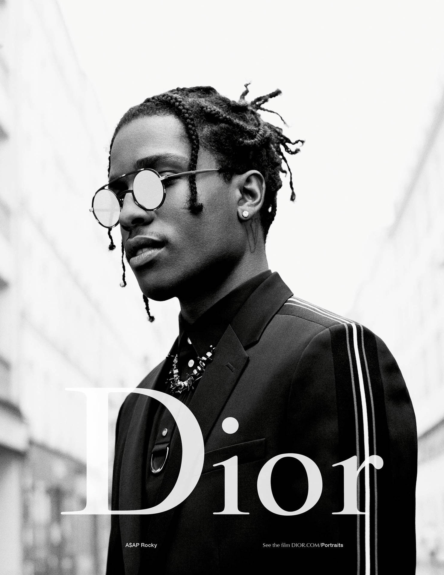 1482x1920 Download Dior Asap Rocky Wallpaper | Wallpapers.com Wallpaper