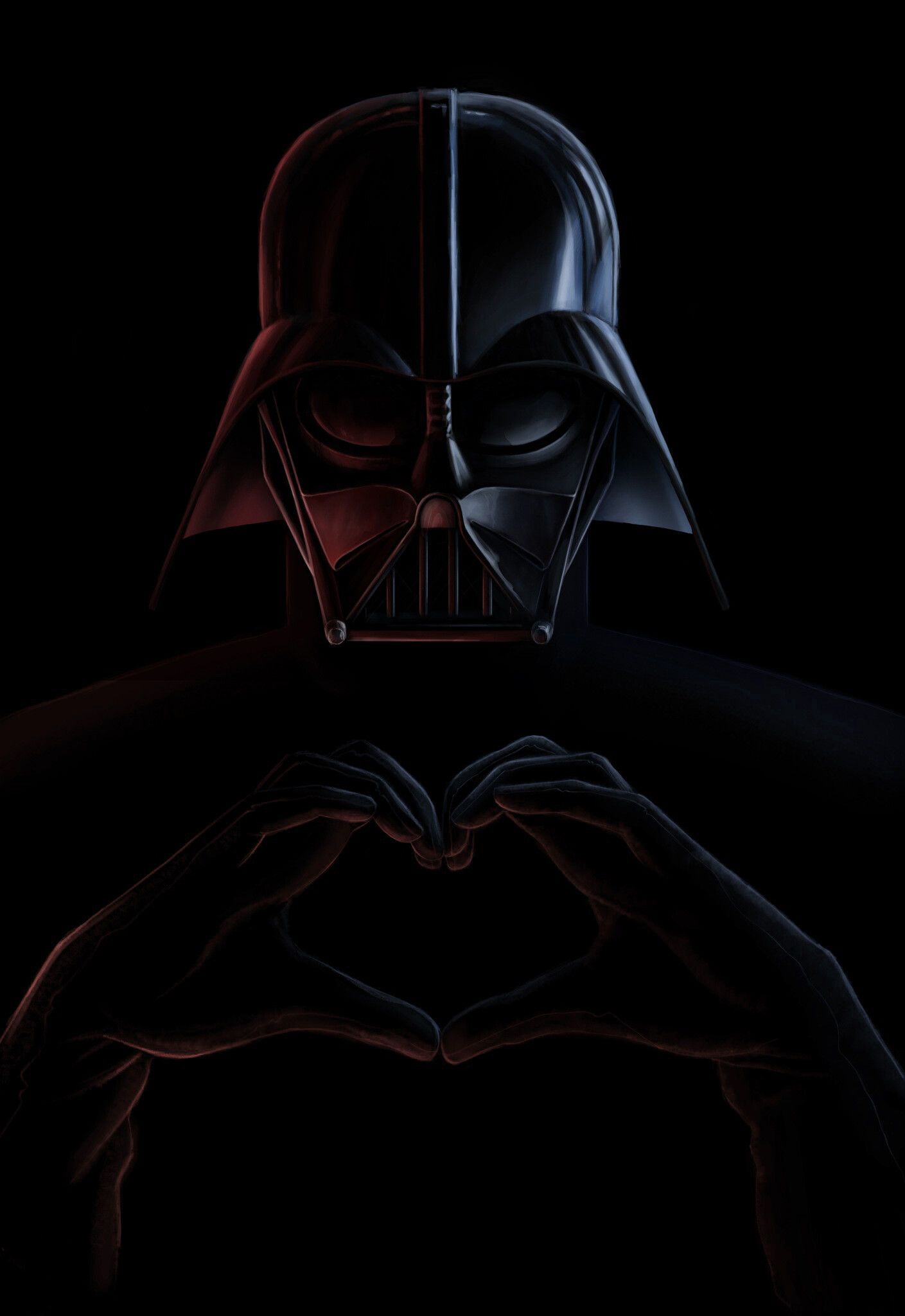 1409x2048 ArtStation - Darth Vader loves you Wallpaper