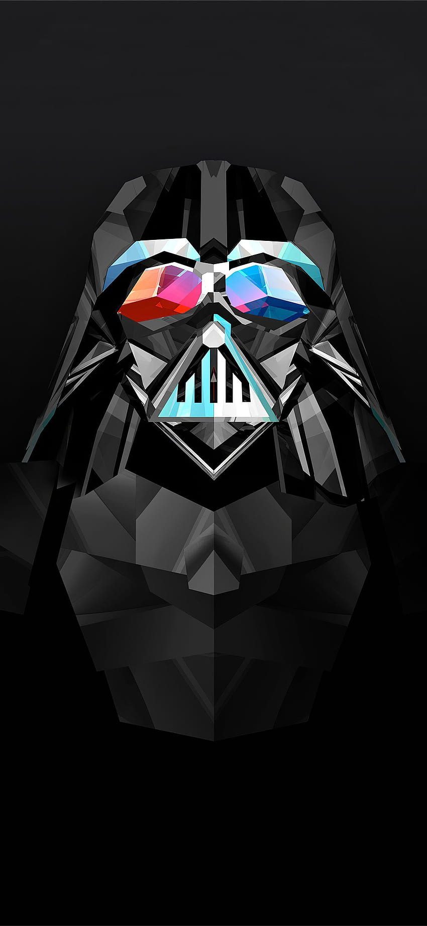 850x1841 Darth vader star wars justin maller art ... Wallpaper