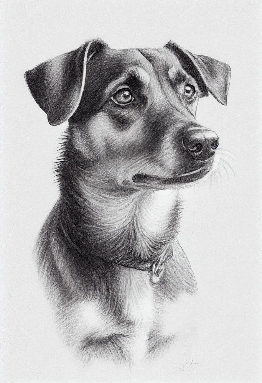 Dog Drawing Wallpapers - 4k, HD Dog Drawing Backgrounds on WallpaperBat