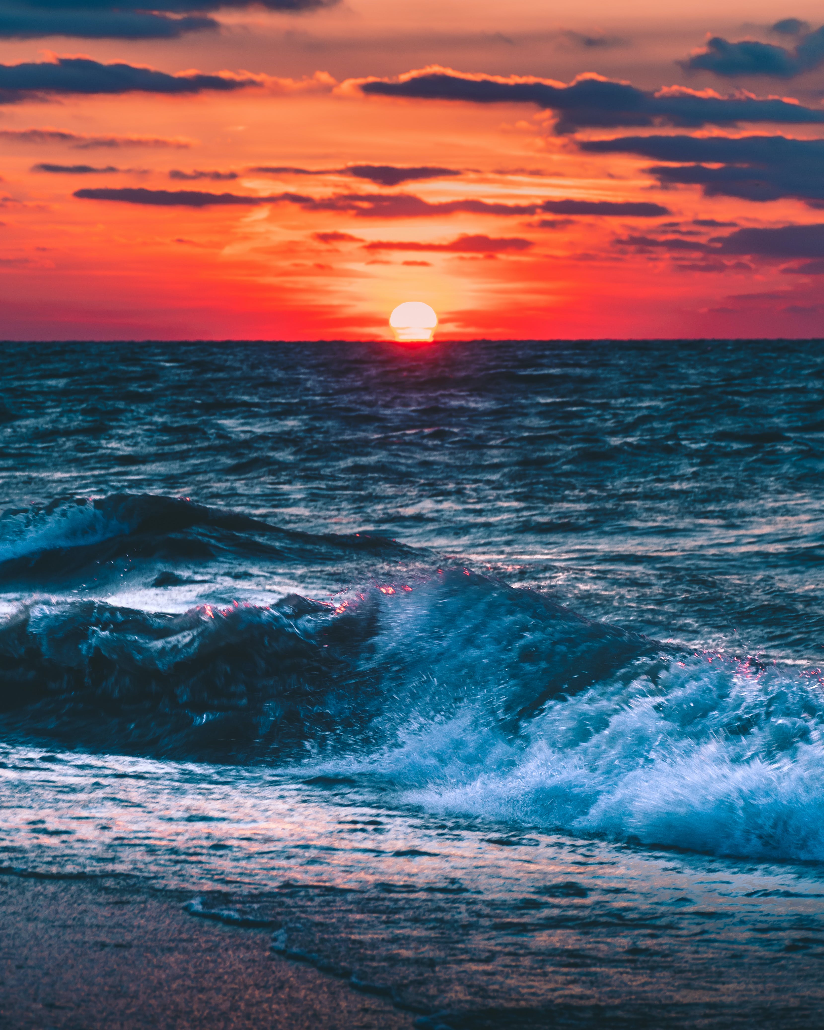 Sunset Ocean Wallpapers - 4k, HD Sunset Ocean Backgrounds on WallpaperBat