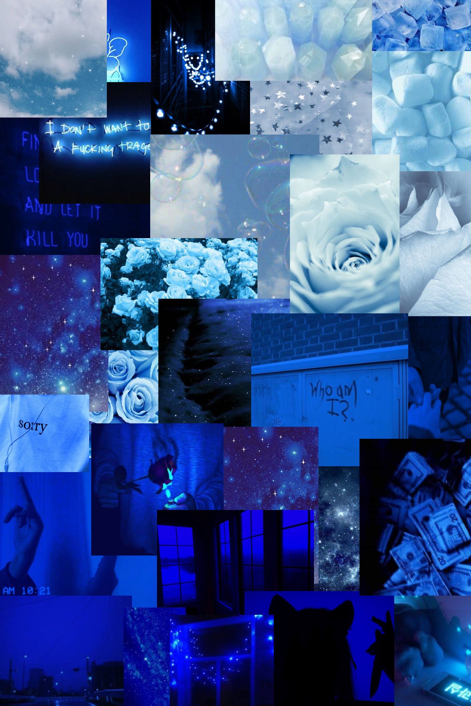 Blue Collage Wallpapers - 4k, HD Blue Collage Backgrounds on WallpaperBat