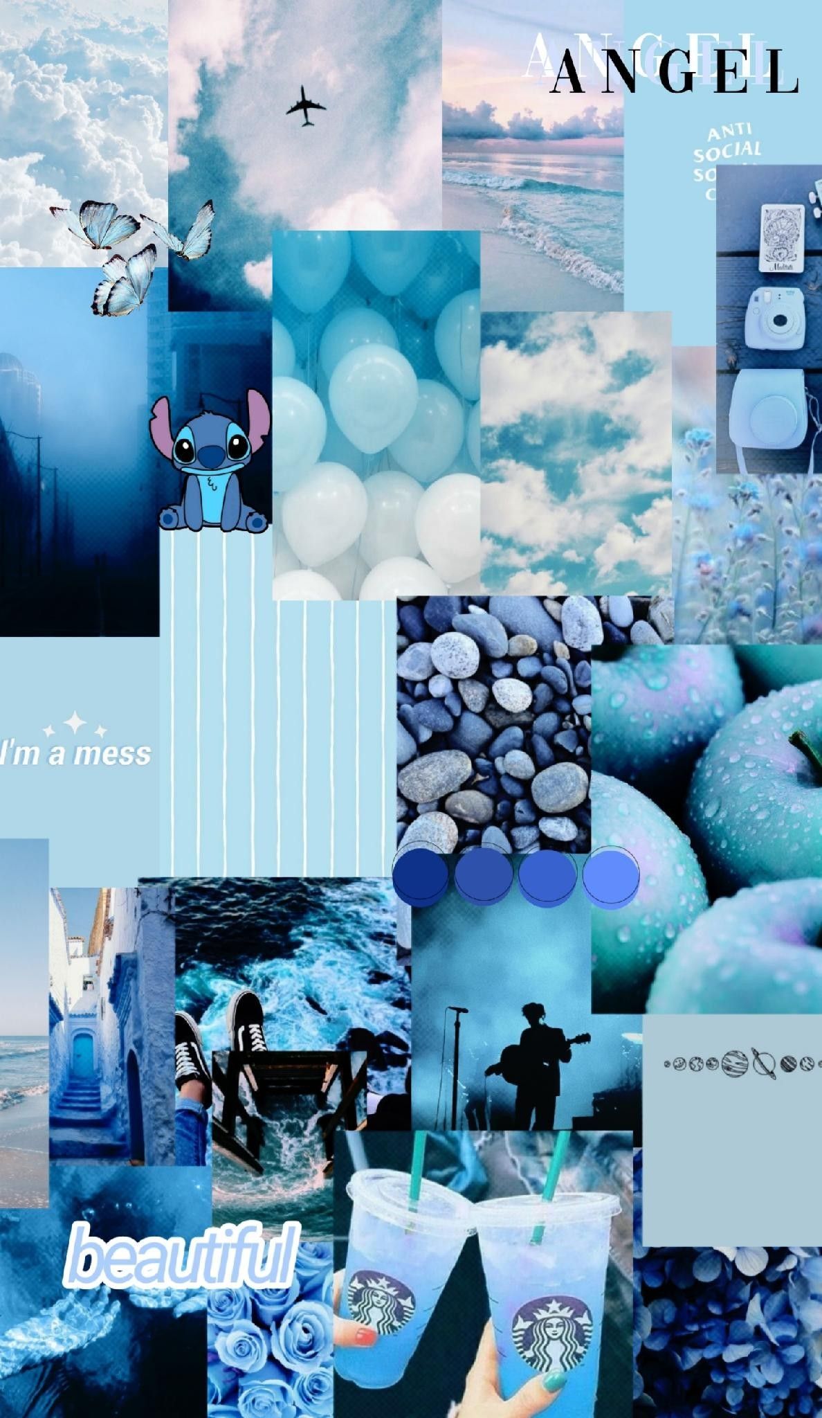 Blue Collage Wallpapers - 4k, HD Blue Collage Backgrounds on WallpaperBat