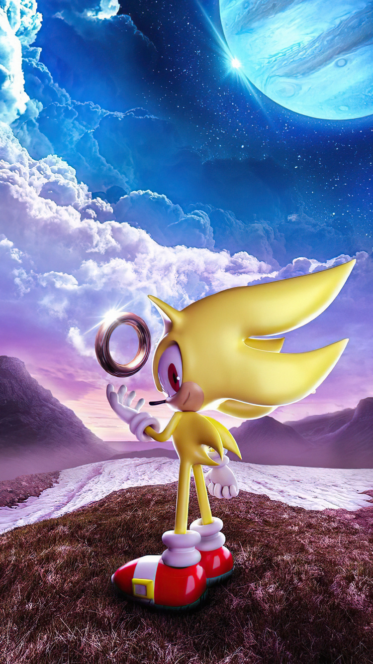 Super Sonic Wallpapers 4k Hd Super Sonic Backgrounds On Wallpaperbat