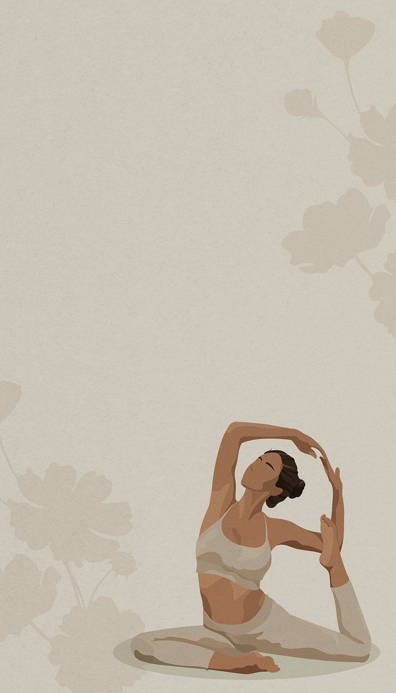 Yoga aesthetic art wallpapers.wiki