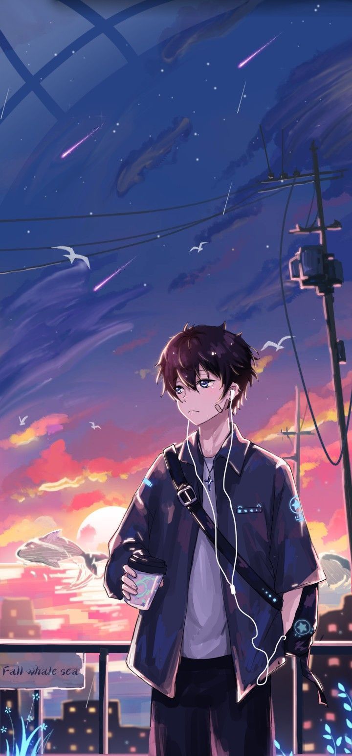 A anime boy that haves black hair and blue eyes and, anime boy -  thirstymag.com