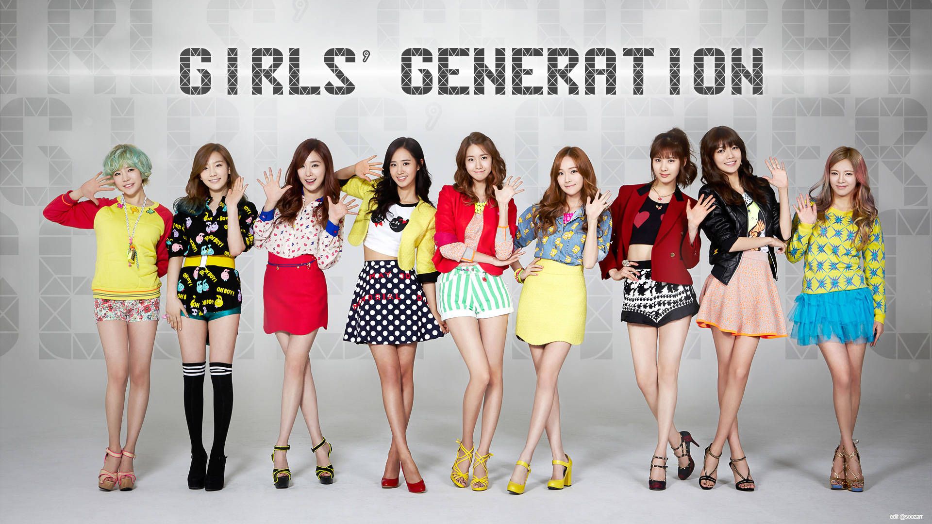 1920x1080 Download K Pop Group SNSD Fan Edit Wallpaper | Wallpapers.com Wallpaper