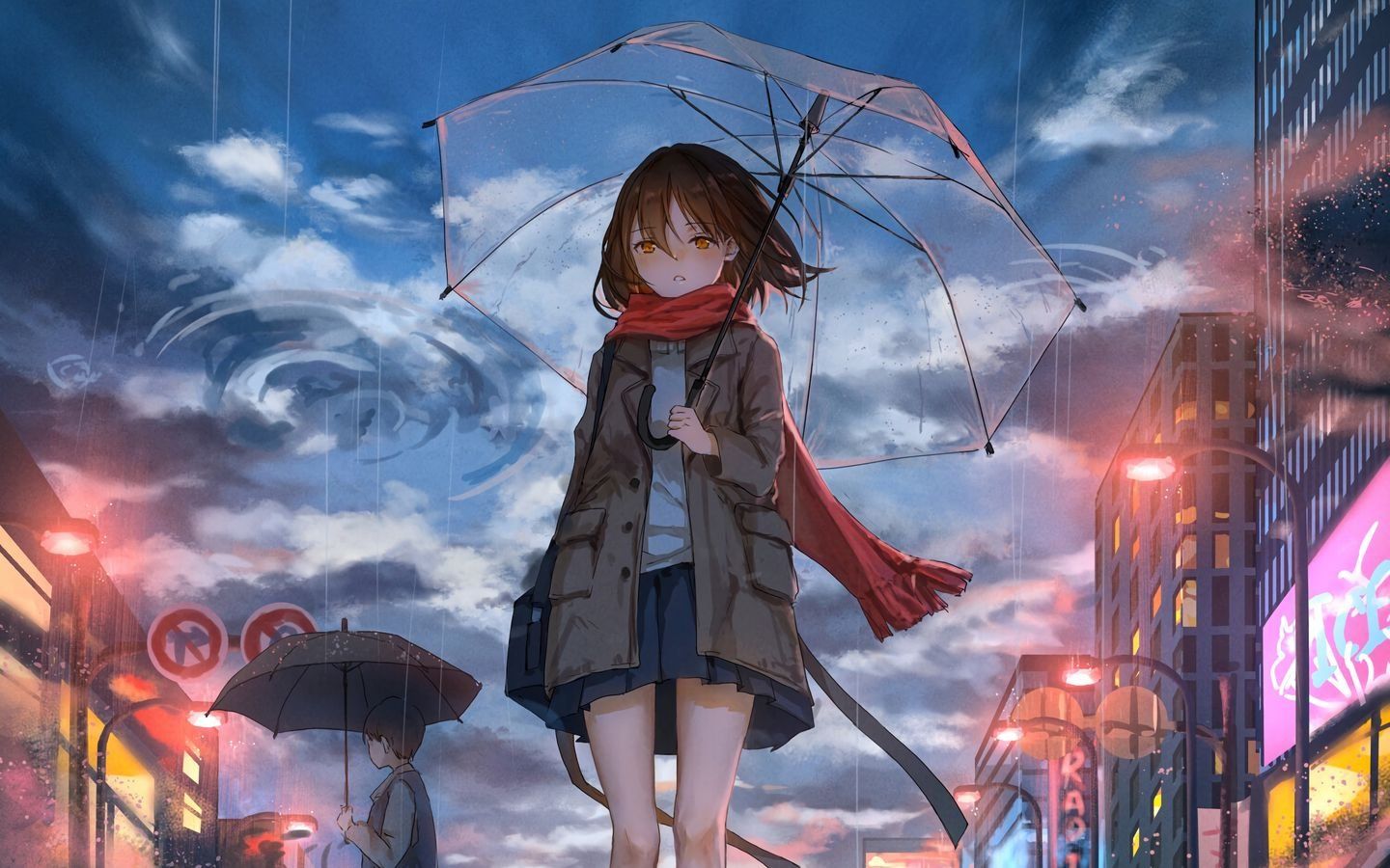 Anime Rain Wallpapers 4k Hd Anime Rain Backgrounds On Wallpaperbat 