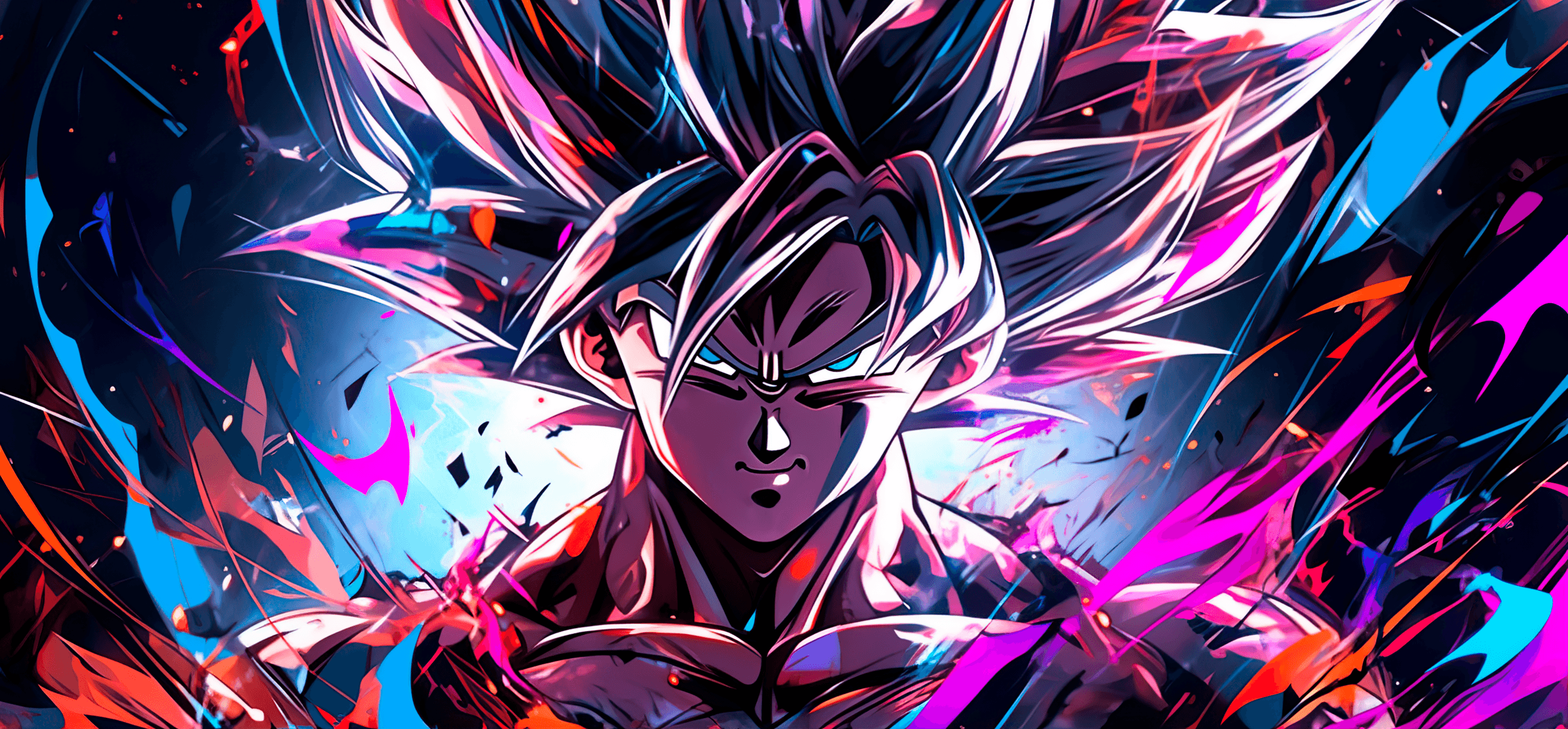 Download wallpaper 2560x1080 goku, dragon ball super, ultra instinct, dual  wide 2560x1080 hd background, 3931