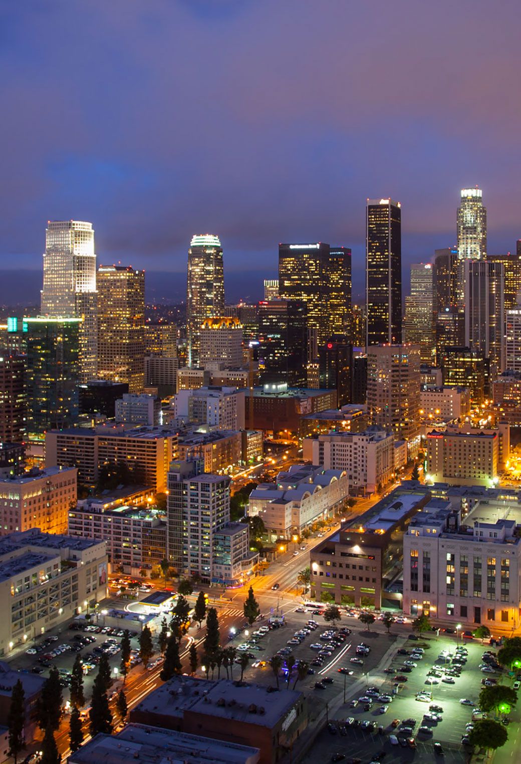 Los Angeles Night Wallpapers - 4k, HD Los Angeles Night Backgrounds on ...