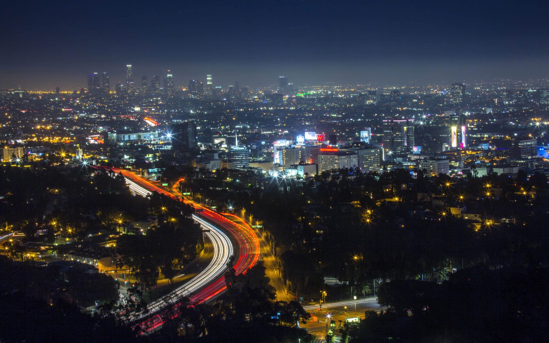 Los Angeles Night Wallpapers - 4k, HD Los Angeles Night Backgrounds on ...