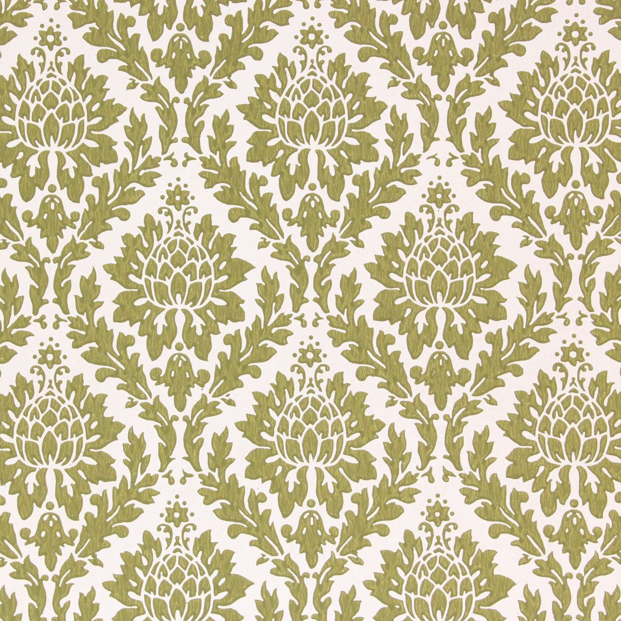 1280x1280 1960s Vintage Wallpaper Green Damask ... Wallpaper