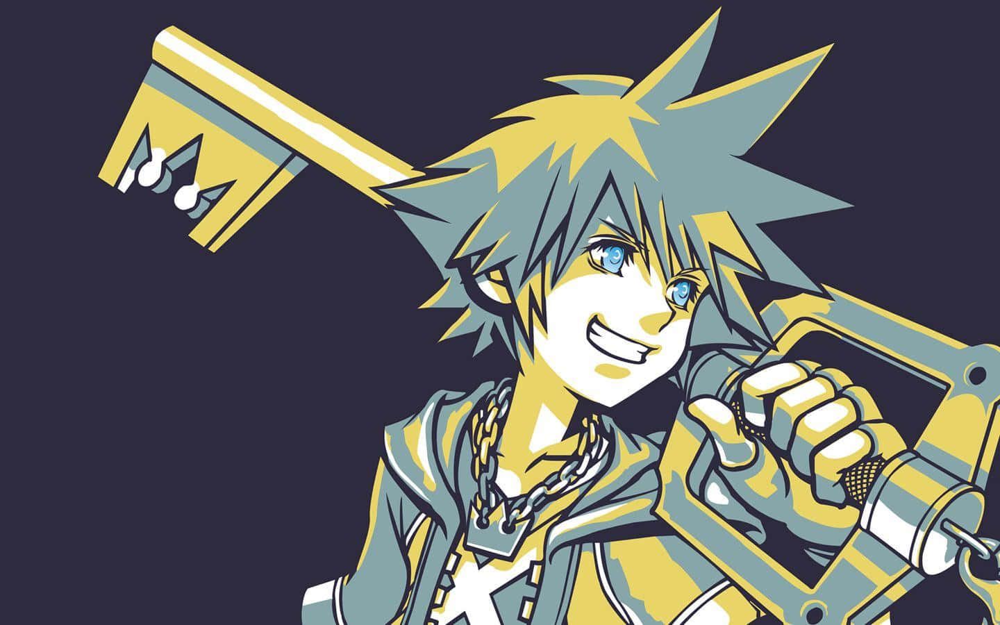 1440x900 heroic pose in Kingdom Hearts Wallpaper ... Wallpaper