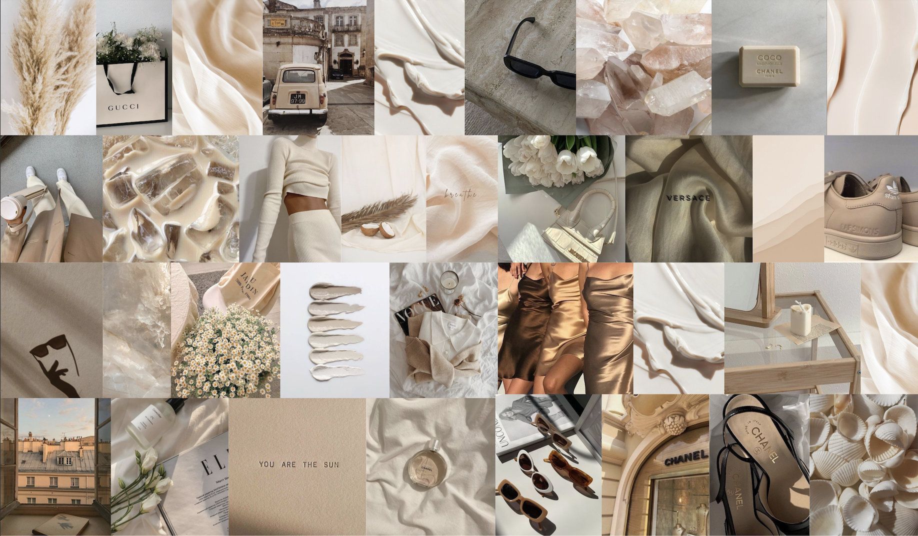 Cream Collage Wallpapers - 4k, HD Cream Collage Backgrounds on WallpaperBat