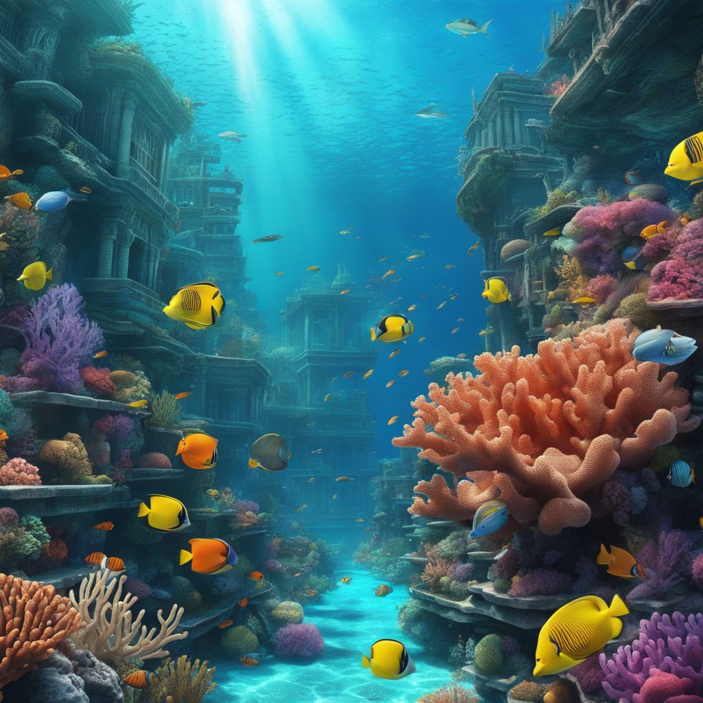 Sublime Underwater Paradise: Dive into a Mesmerizing 8K Anime