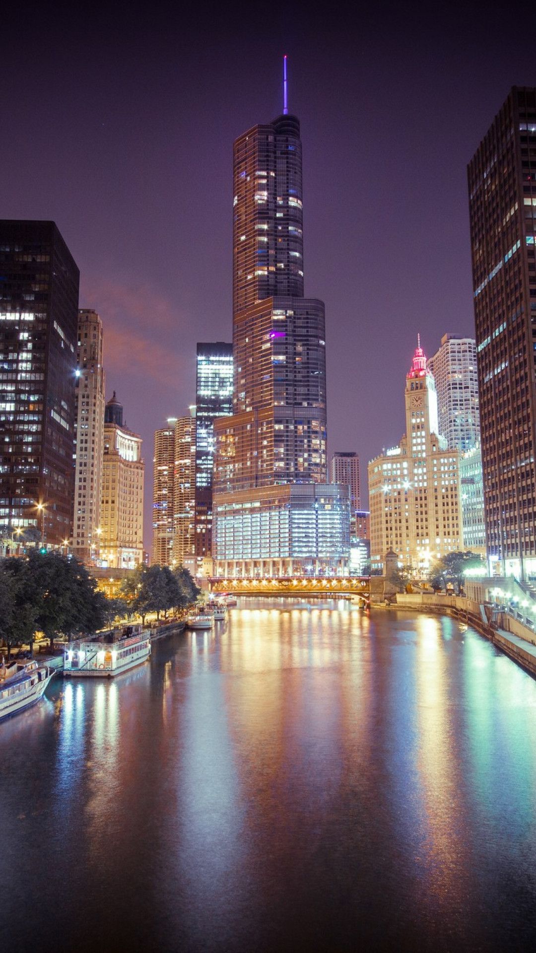 1080x1920 Chicago Flag iPhone Wallpaper on WallpaperBat