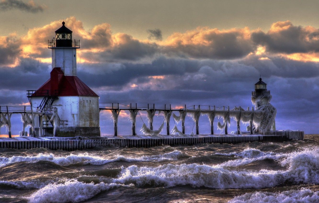 Michigan Lighthouse Wallpapers - 4k, HD Michigan Lighthouse Backgrounds