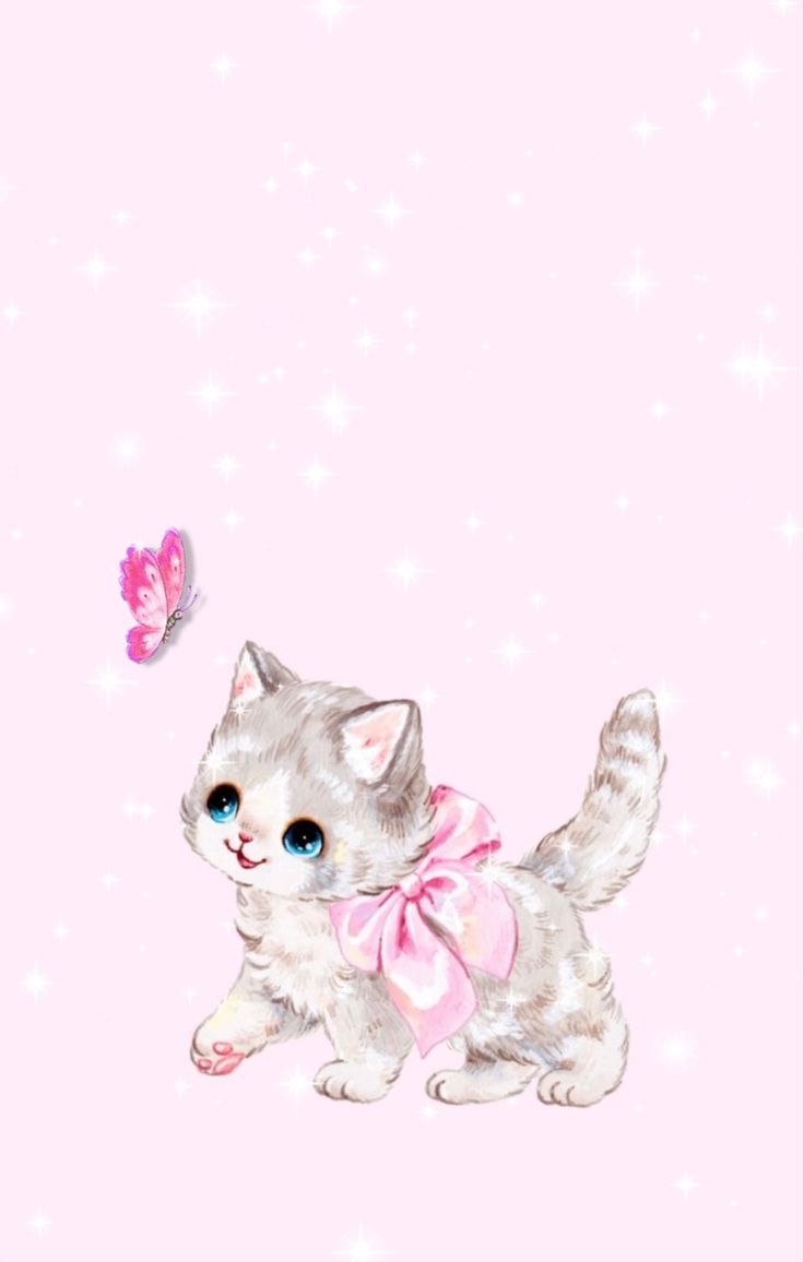 Kitten Pink Wallpapers - 4k, HD Kitten Pink Backgrounds on WallpaperBat