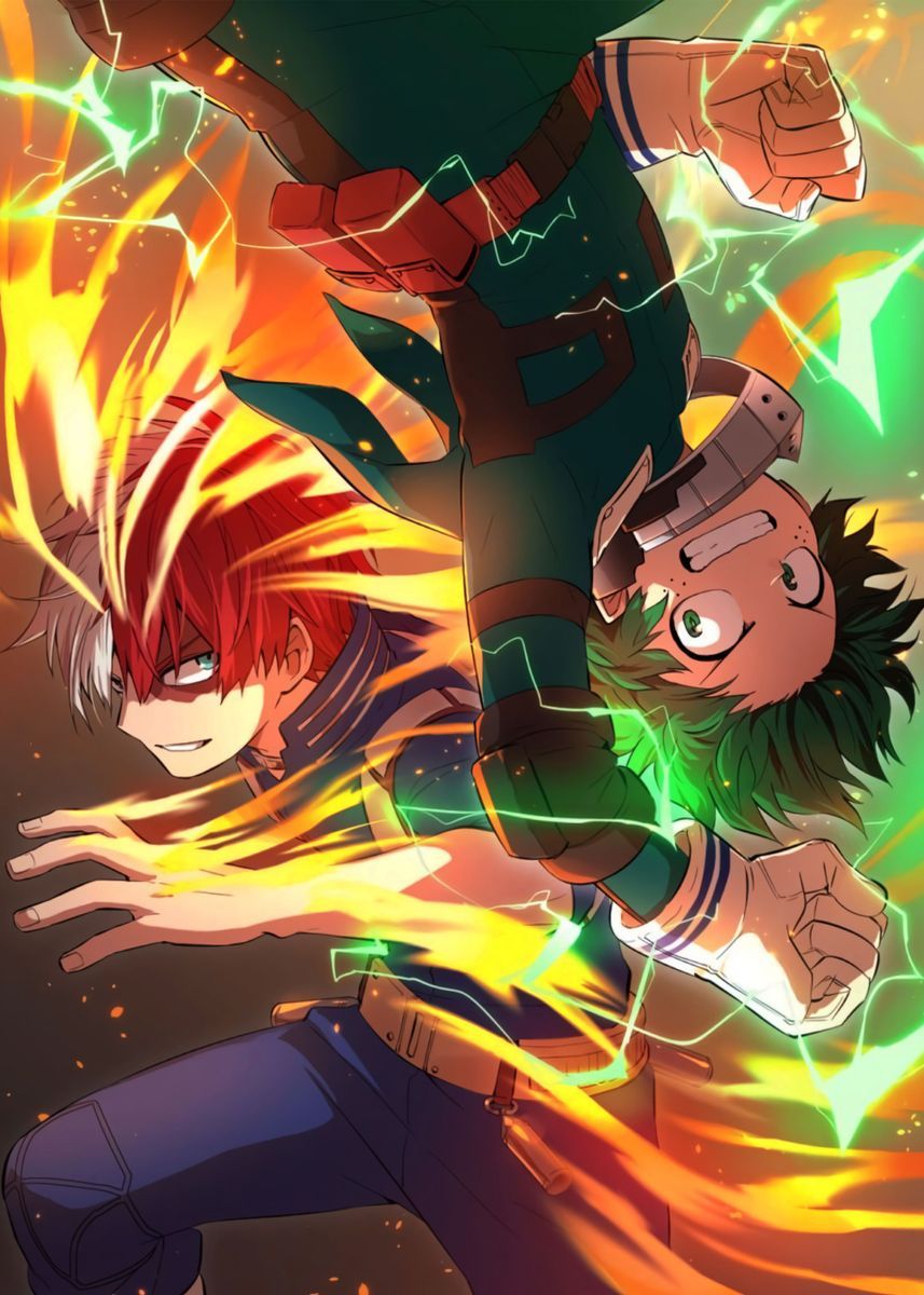 Deku and Todoroki Wallpapers - 4k, HD Deku and Todoroki Backgrounds on ...