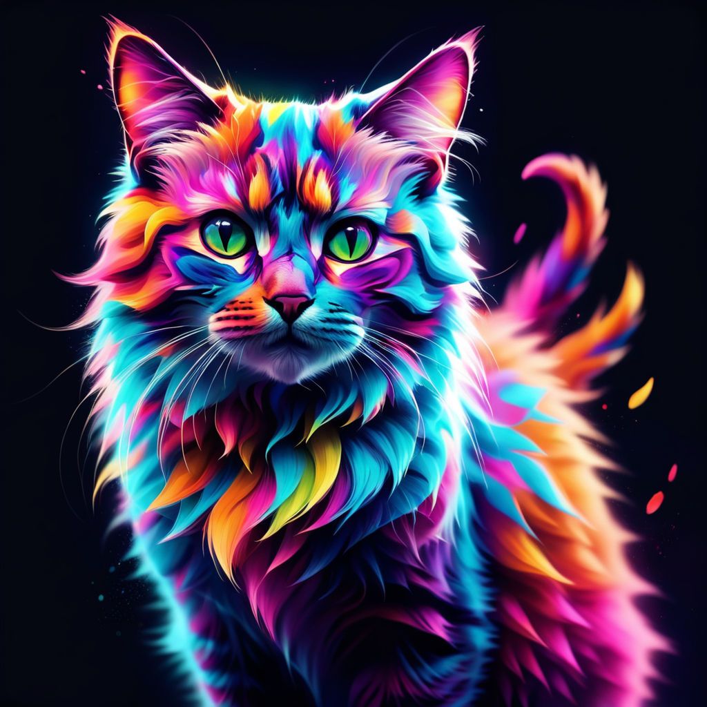 Colorful Kitty Wallpapers - 4k, HD Colorful Kitty Backgrounds on ...