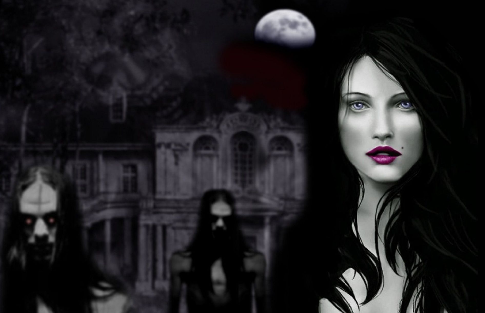 Creepy Dark Gothic Wallpapers - 4k, HD Creepy Dark Gothic Backgrounds ...