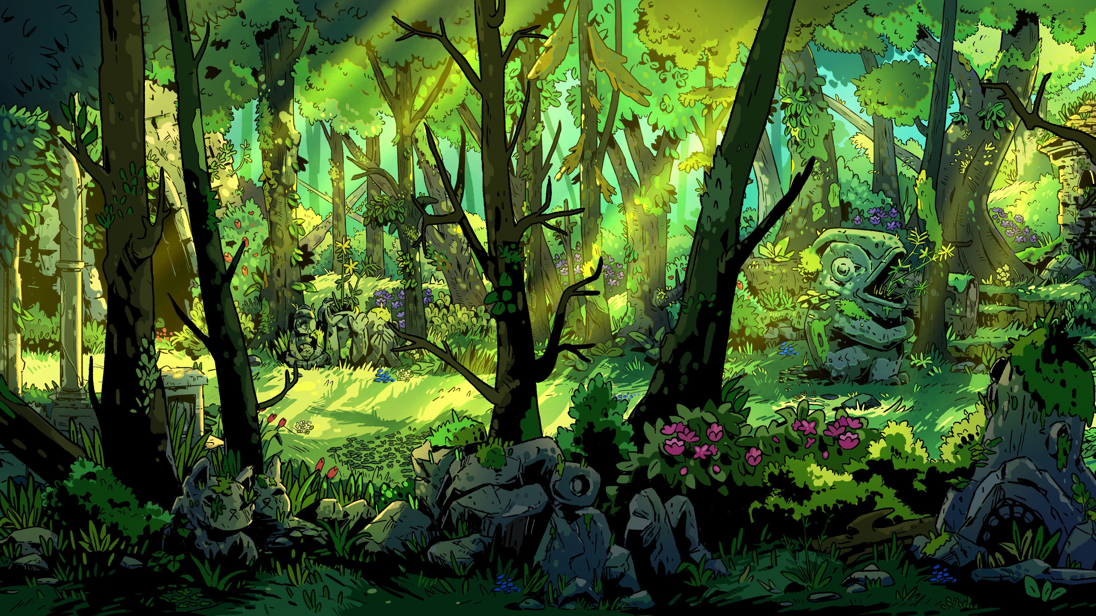 Fantasy Forest Wallpapers - 4k, HD Fantasy Forest Backgrounds on ...