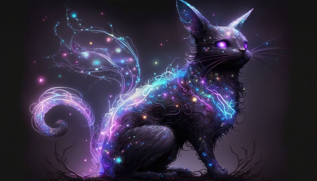 Neon Cat Wallpapers - 4k, HD Neon Cat Backgrounds on WallpaperBat