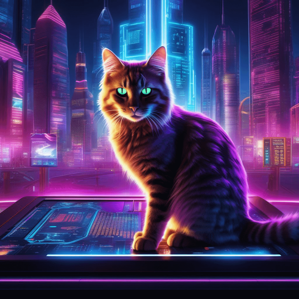 Neon Cat Wallpapers - 4k, HD Neon Cat Backgrounds on WallpaperBat