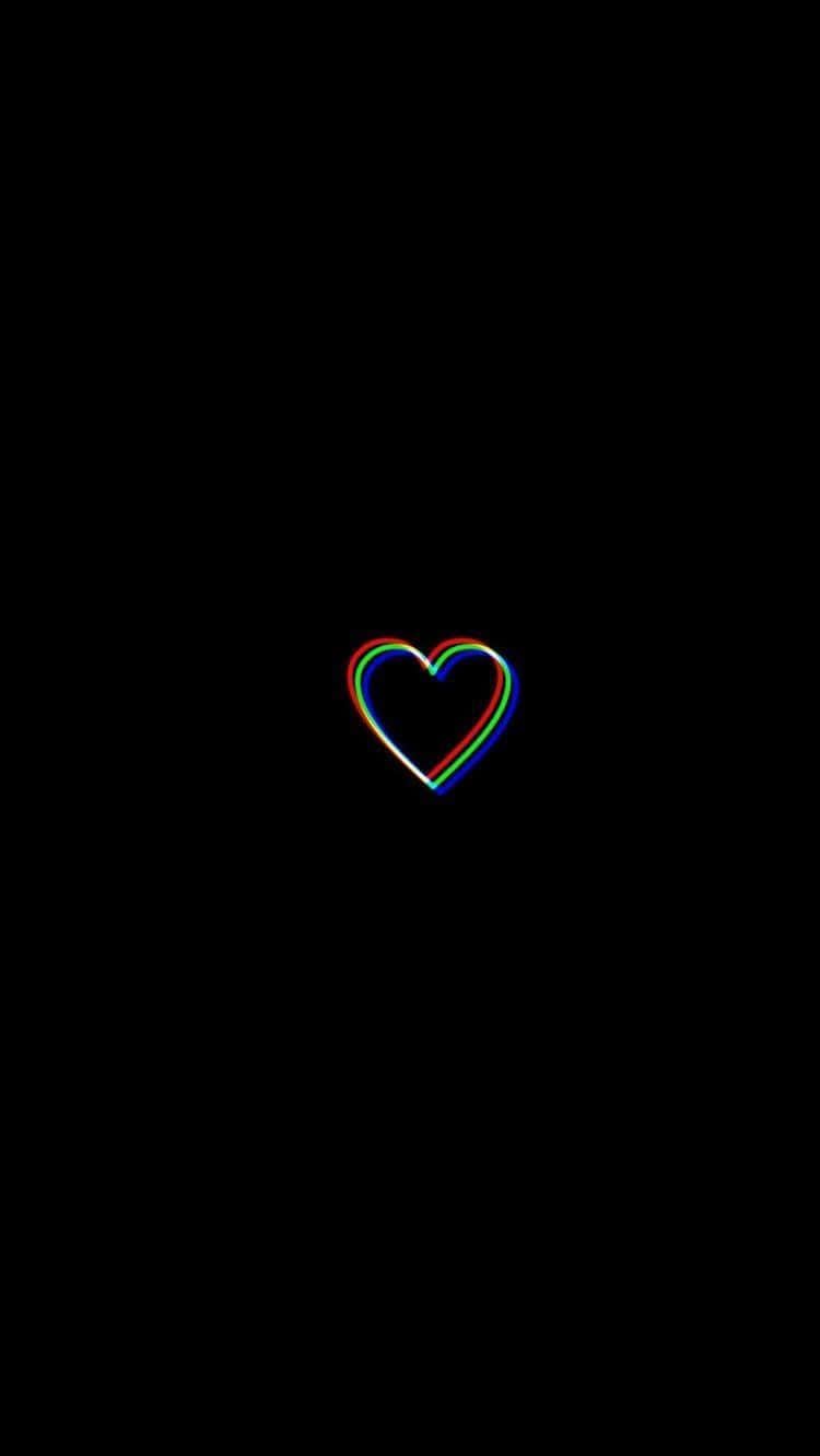 750x1332 100+] Black Heart Iphone Wallpapers | Wallpapers.com Wallpaper