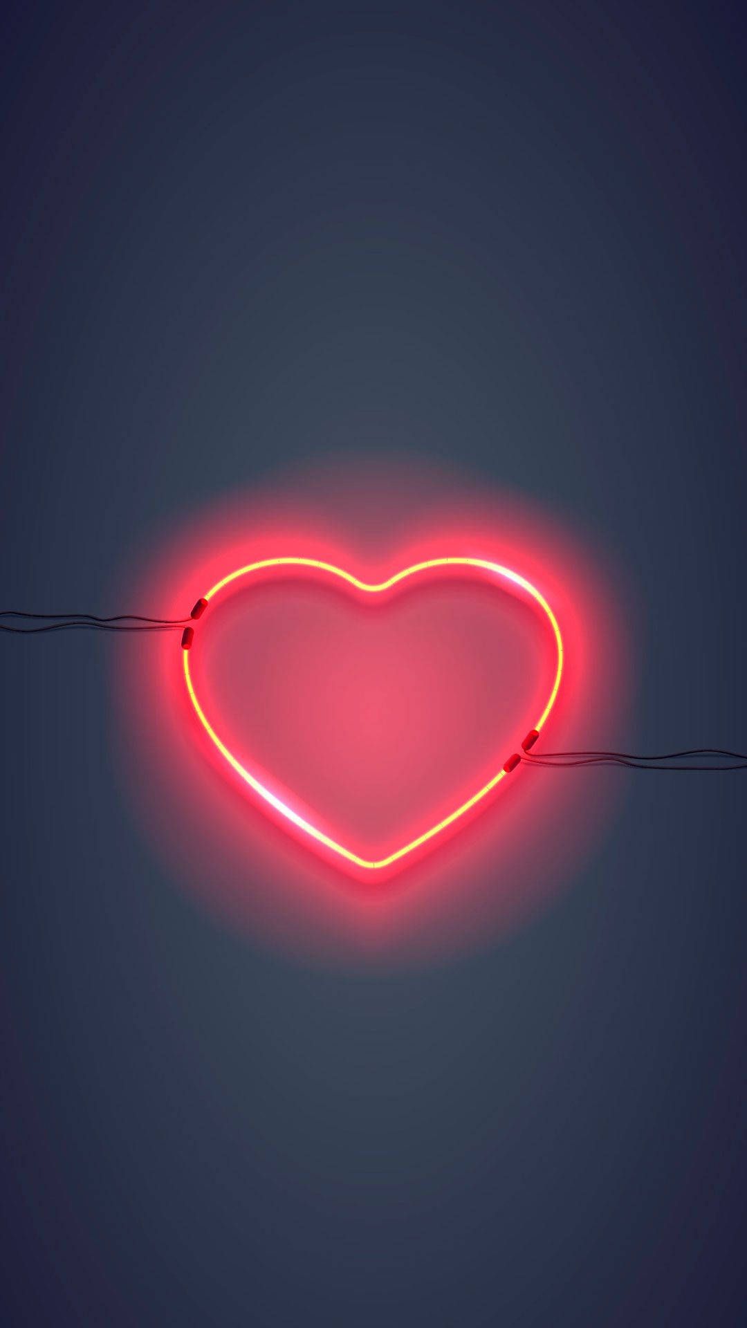 1080x1920 Download Captivating Heart Aesthetics on an iPhone Display Wallpaper |  Wallpapers.com Wallpaper