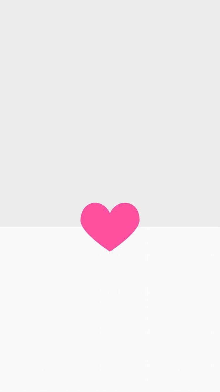 750x1334 Aesthetic Pink Heart Wallpaper Download | MobCup Wallpaper