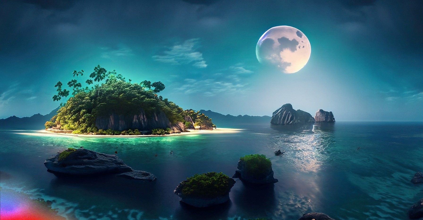 Night Ocean Desktop Wallpapers - 4k, HD Night Ocean Desktop Backgrounds ...