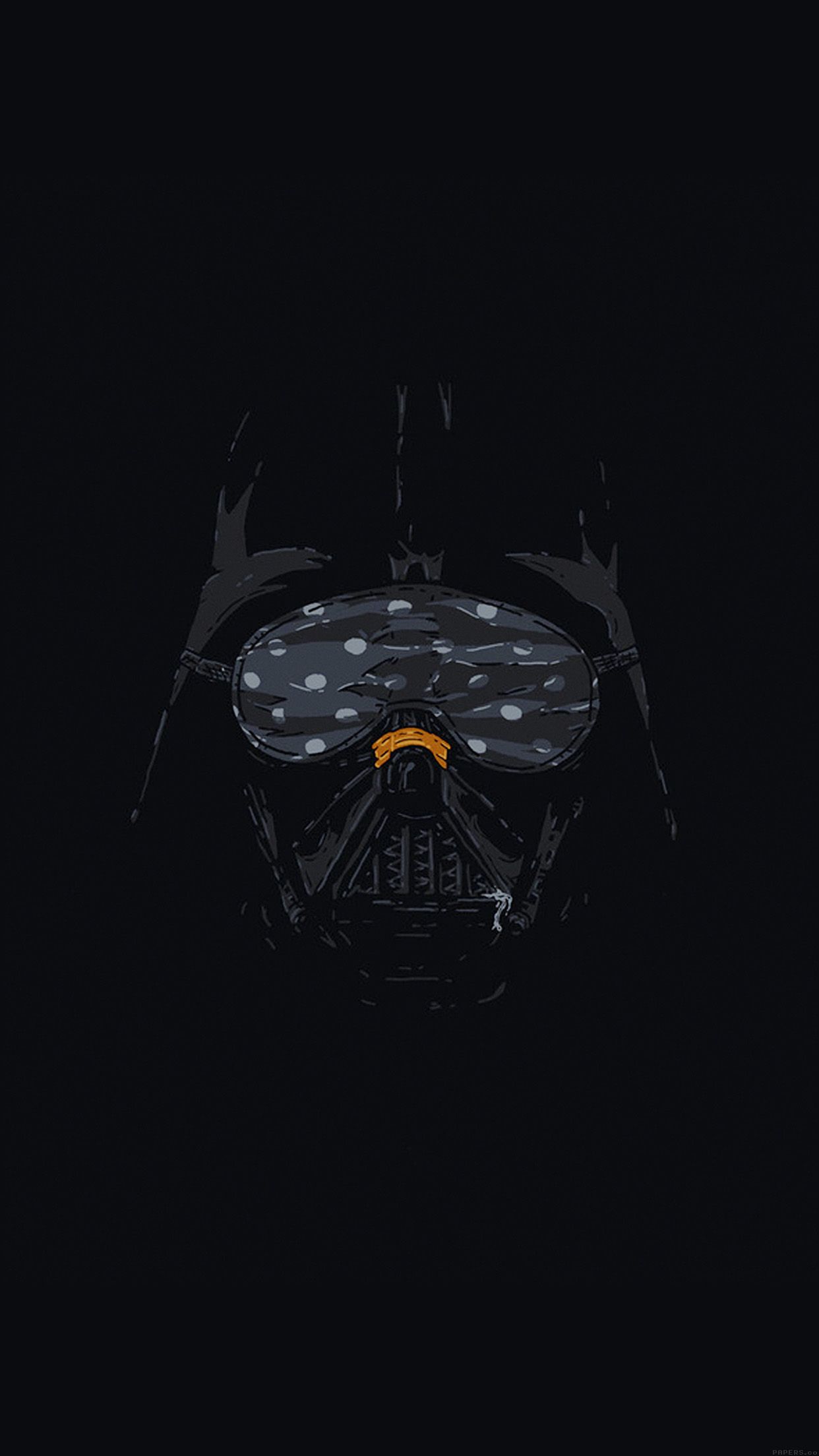 1242x2208 ah87-darth-vader-minimal-starwars-illust-art - Papers.co Wallpaper