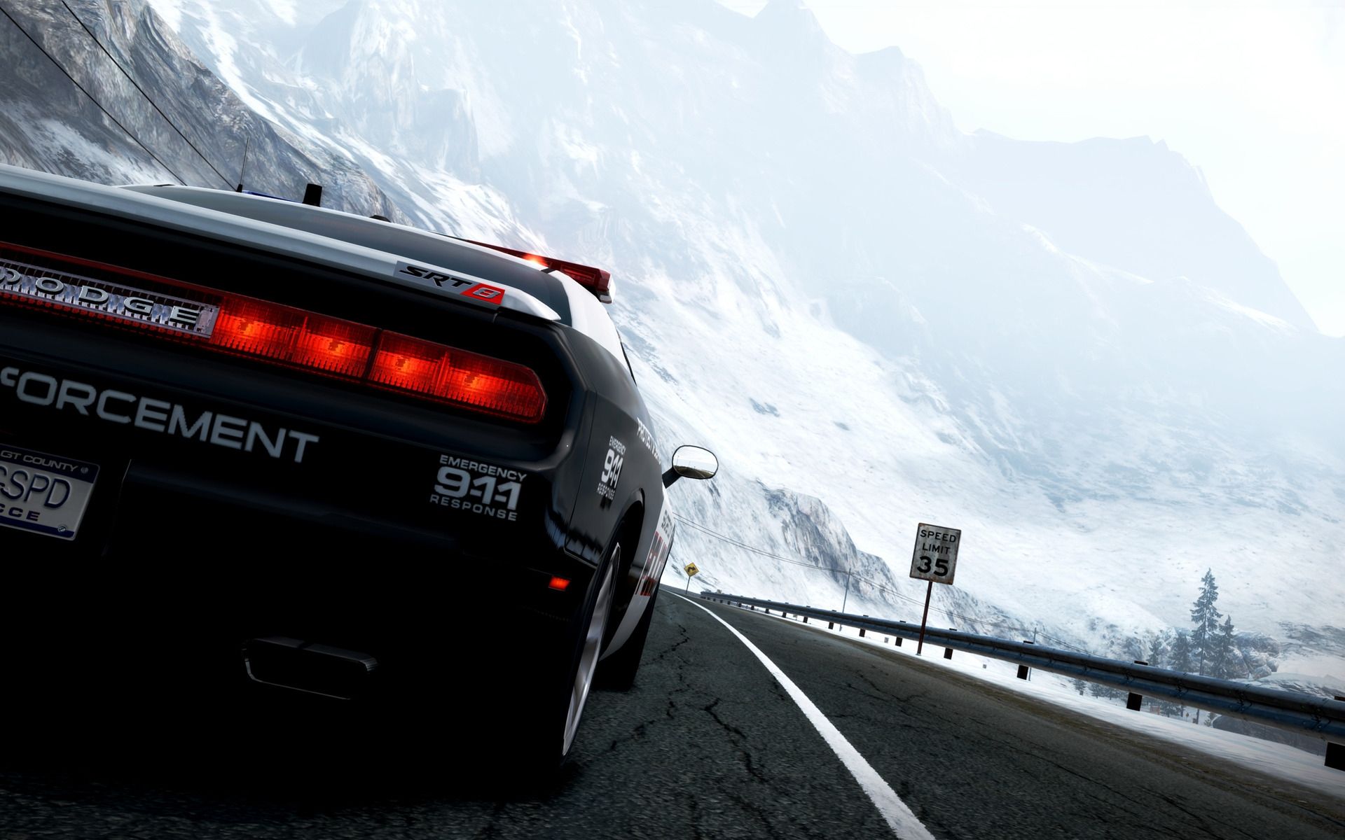 1920x1200 NFS Hot Pursuit Police Car HD Wallpaper - WallpaperFX Wallpaper