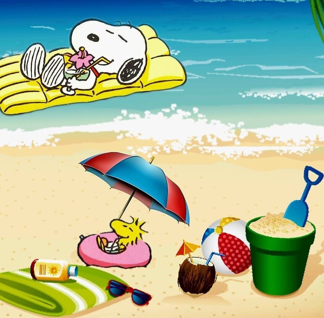 Snoopy at the Beach Wallpapers - 4k, HD Snoopy at the Beach Backgrounds ...