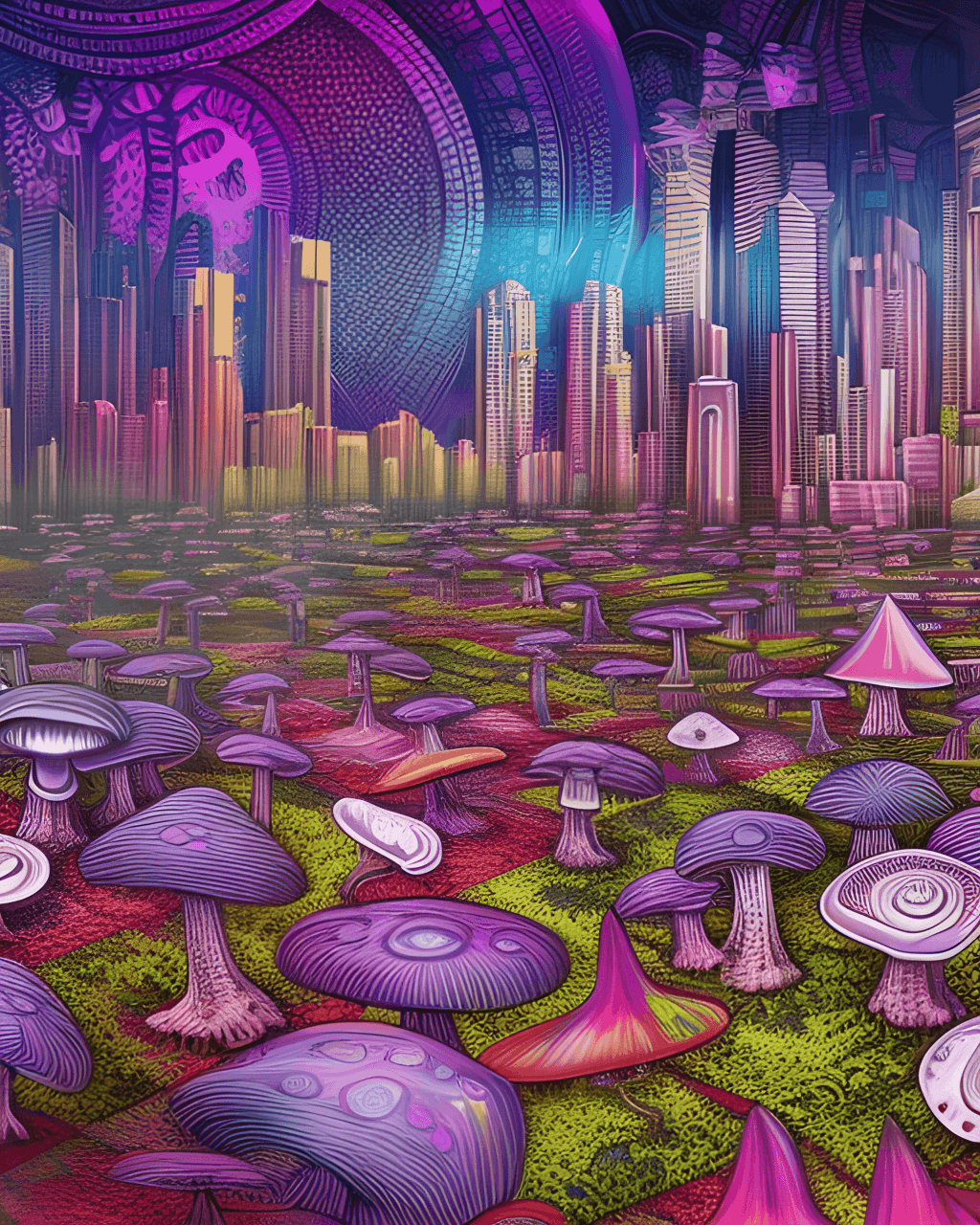 Trippy Mushroom Wallpapers 4k Hd Trippy Mushroom Backgrounds On Wallpaperbat 3589