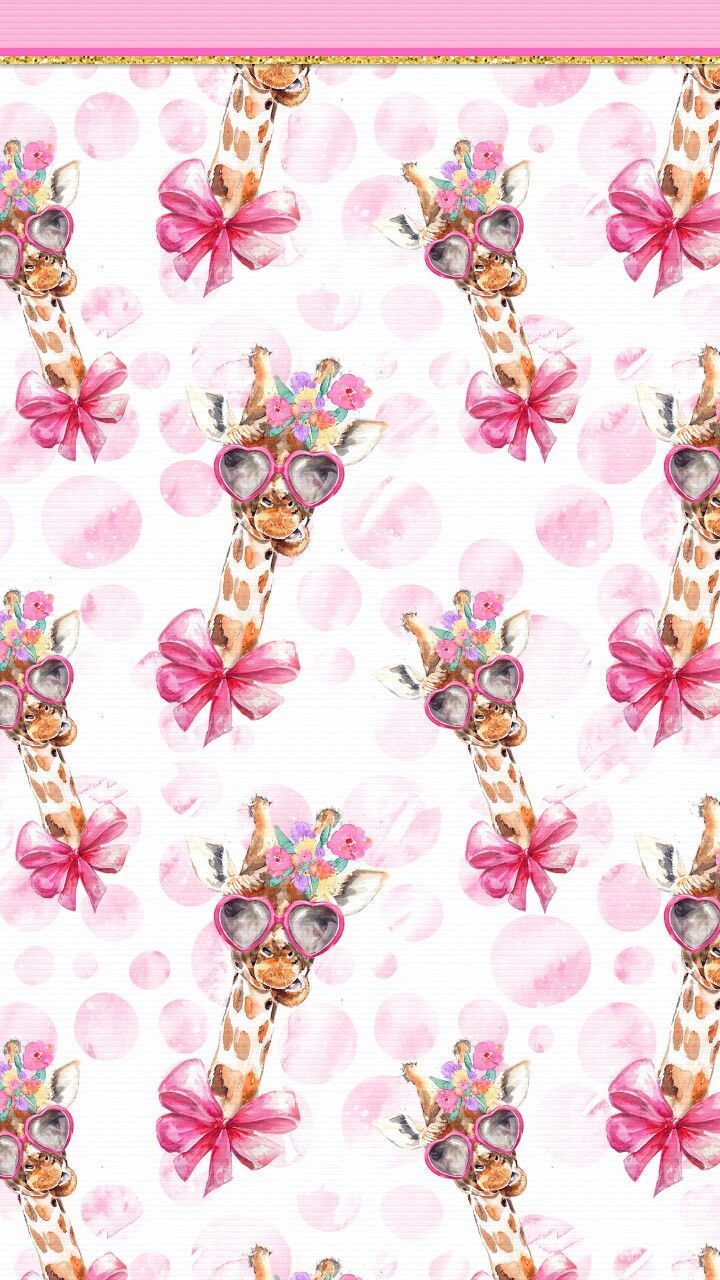 720x1280 Pink Giraffe paper... I NEED this! (With images) | Animal ... Wallpaper