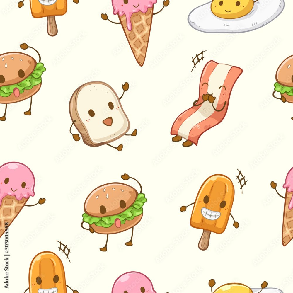 Kawaii Food Wallpapers - 4k, HD Kawaii Food Backgrounds on WallpaperBat