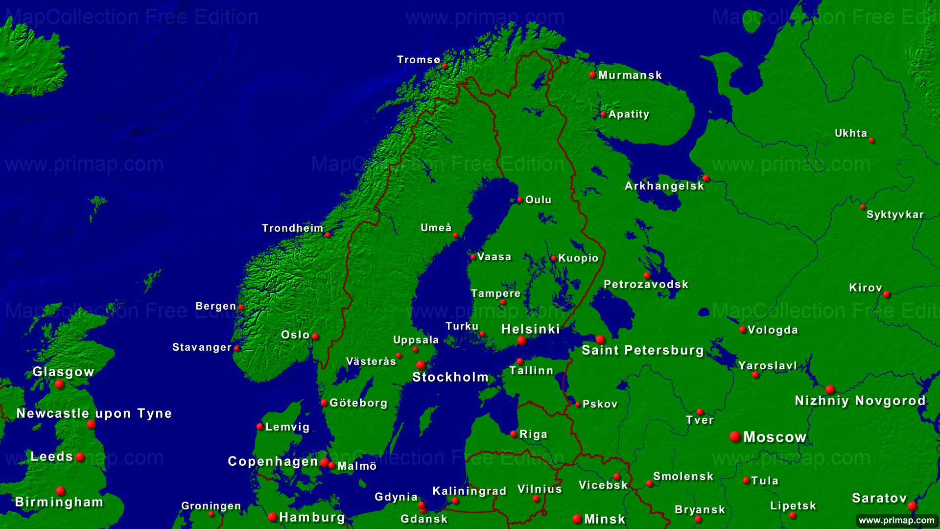 Scandinavia Map Wallpapers K HD Scandinavia Map Backgrounds On WallpaperBat