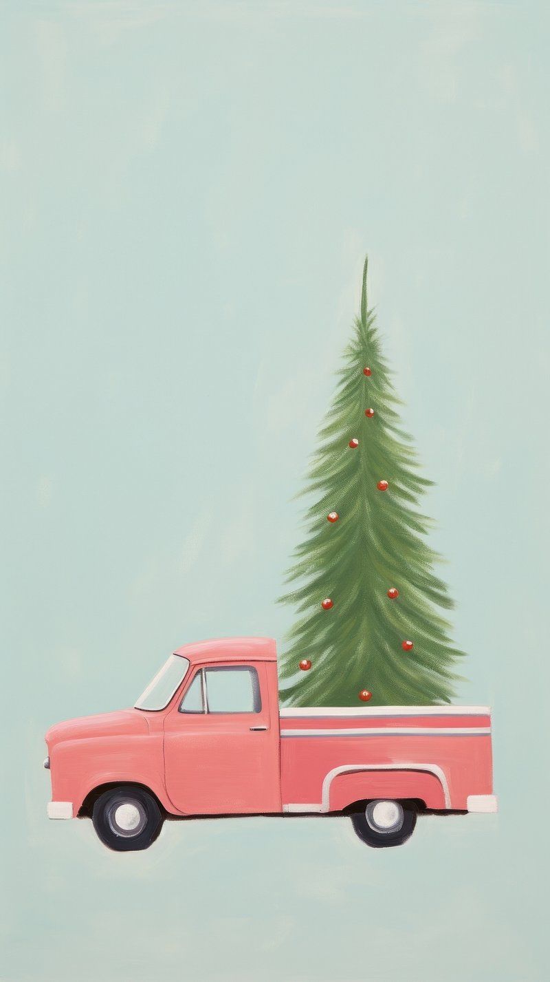 Christmas Truck Wallpapers K Hd Christmas Truck Backgrounds On Wallpaperbat