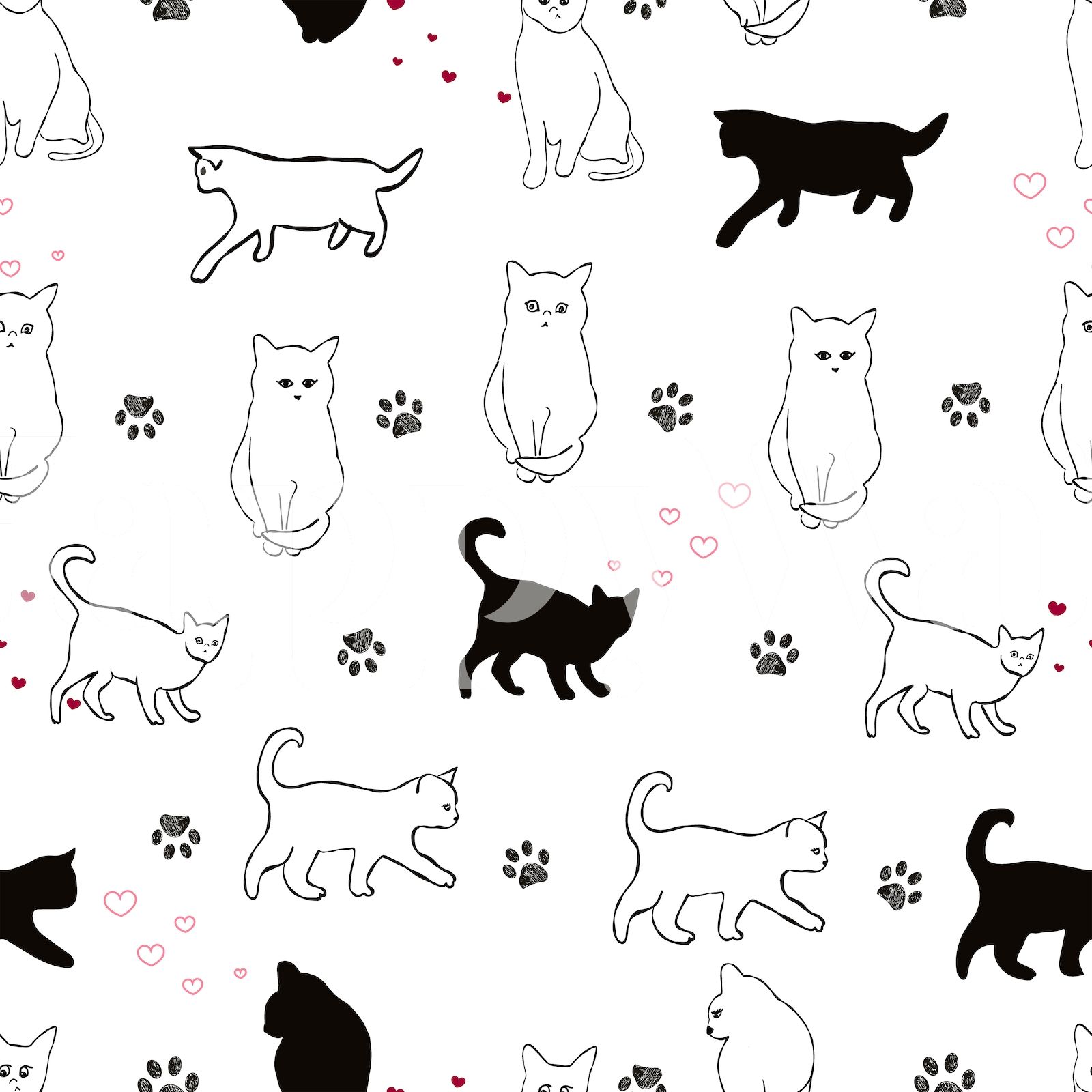 Page 2 - Free and customizable cute cat wallpaper templates