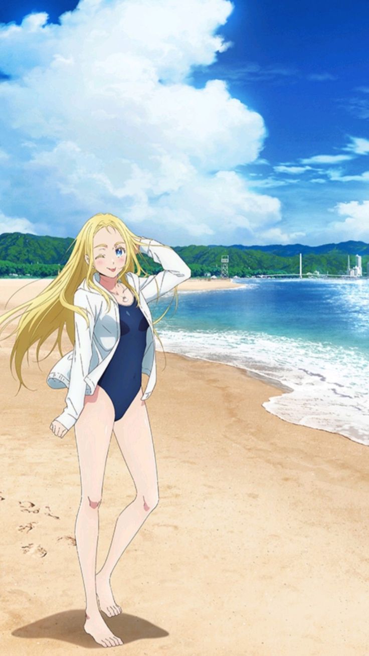 736x1308 <b>Summertime</b> Render ⭐. Anime girl, Anime.