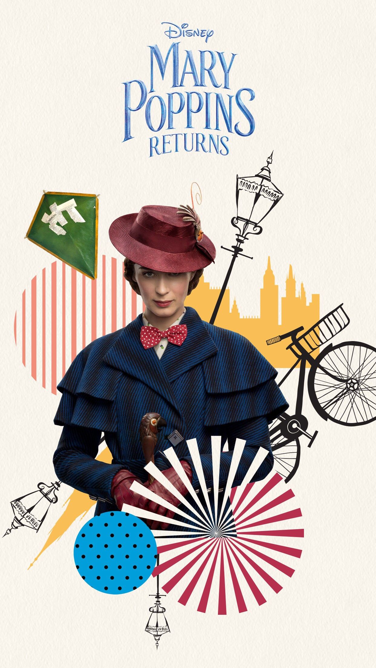 1242x2209 Mary Poppins Returns Mobile Wallpapers ... Wallpaper